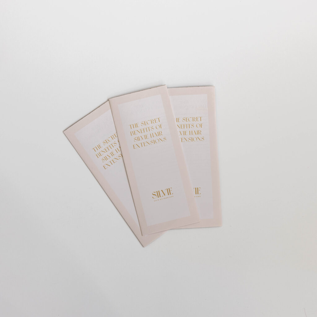 SECRET BENEFITS OF SILVIE HAIR EXTENSIONS PAMPHLETS Silvie Hair Studio